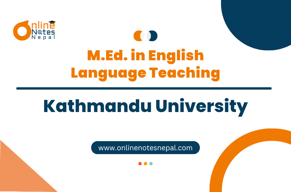 M.Ed. in English Language Teaching